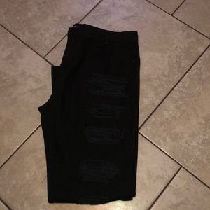 Men’s South Pole distressed jeans (black)